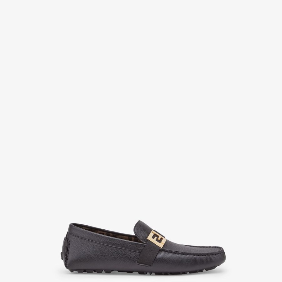 Herren Fendi Loafer | Loafer Aus Leder In Schwarz