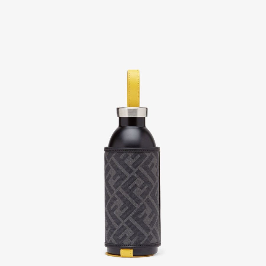 Herren Fendi Reise- Und Lifestyle-Accessoires | Flasche 24Bottles® Mit Hulle Aus Stoff In Schwarz