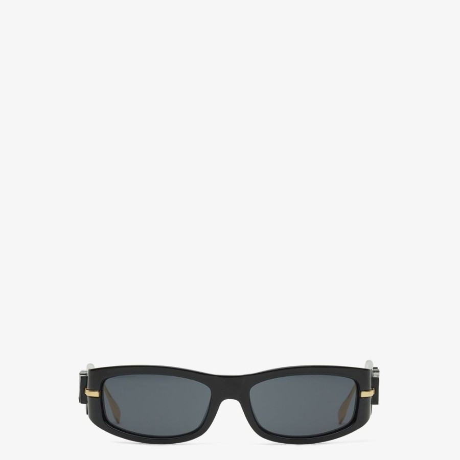 Damen Fendi Sonnenbrillen | Sonnenbrille Aus Acetat In Schwarz