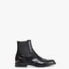 Herren Fendi Schnurschuhe Und Boots | Chelsea-Stiefelette Aus Leder In Schwarz