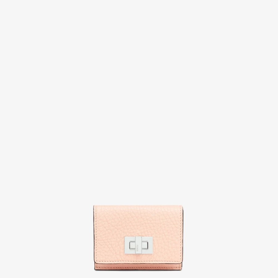 Damen Fendi Portemonnaies | Portemonnaie Aus Leder In Rosa