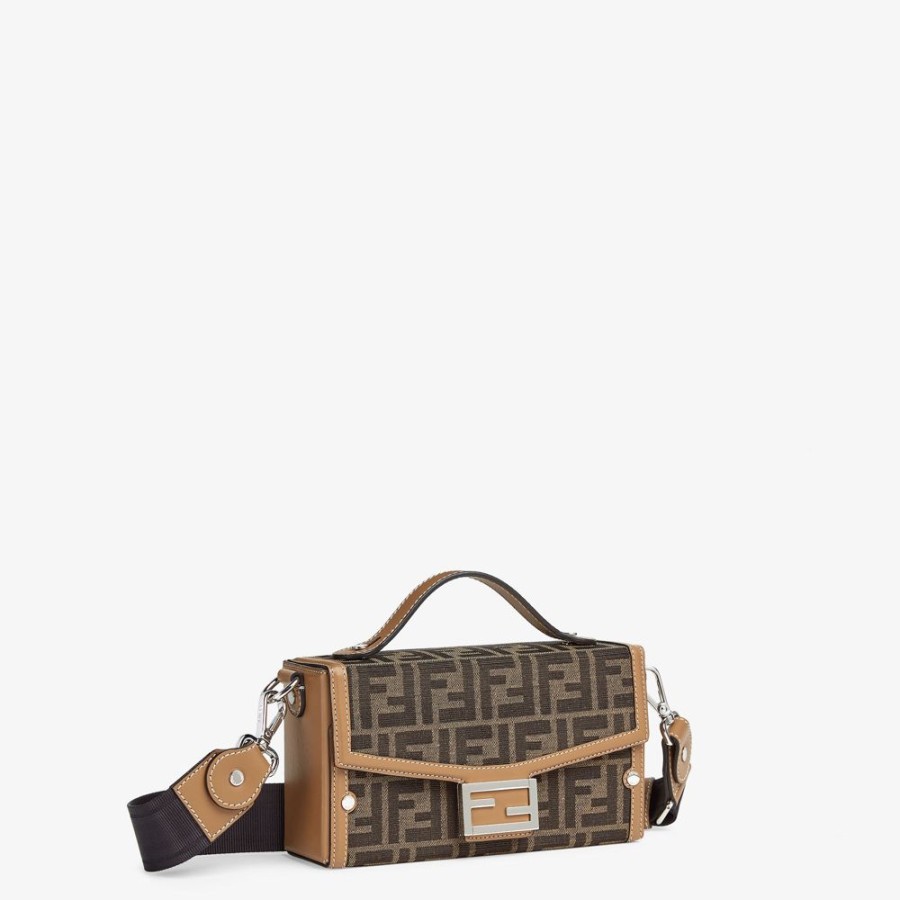 Herren Fendi Messenger Bags | Tasche Aus Ff-Jacquard