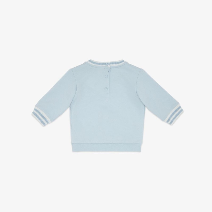 Kids Fendi Baby Madchen | Baby-Sweatshirt In Himmelblau, Mehrfarbig