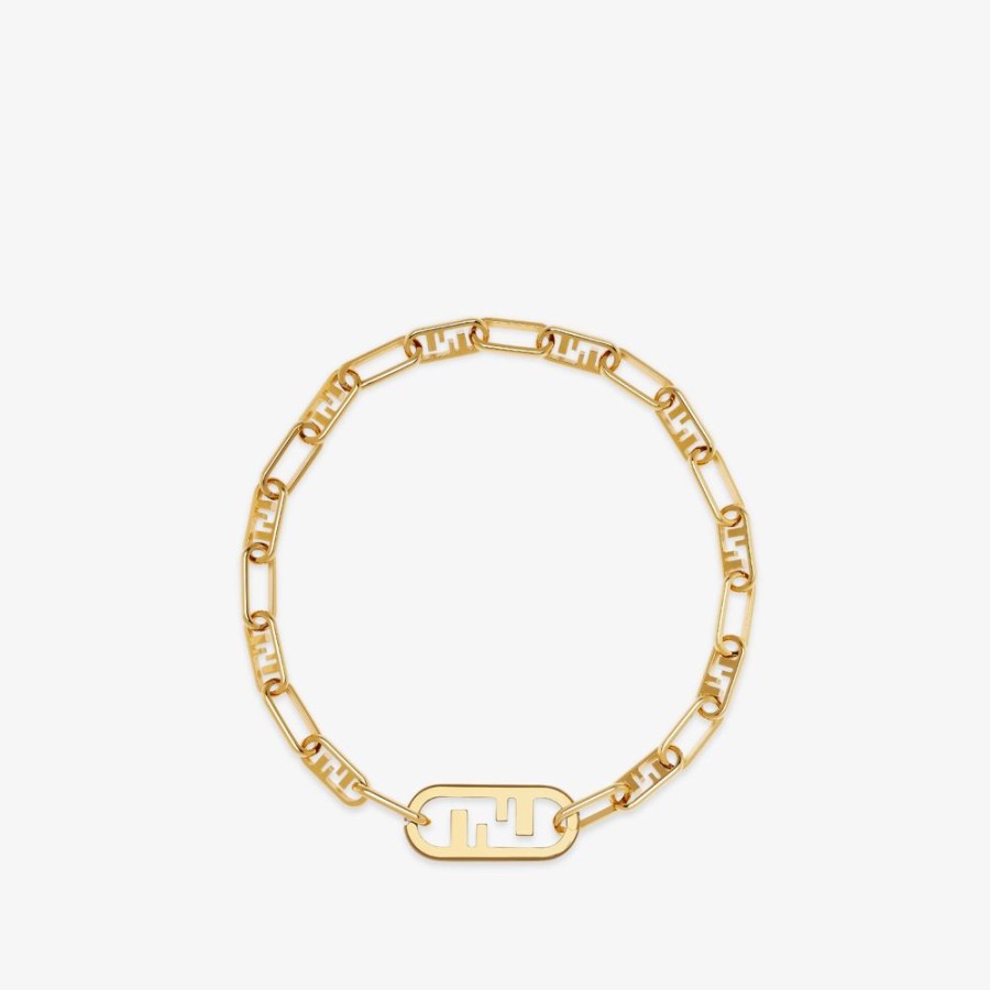 Damen Fendi Halsketten | Choker In Goldfarbe