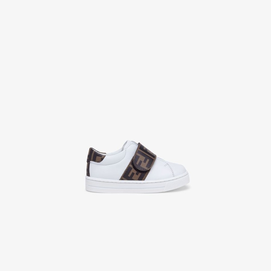 Kids Fendi Schuhe | Sneaker Junior-Unisex Aus Nappa