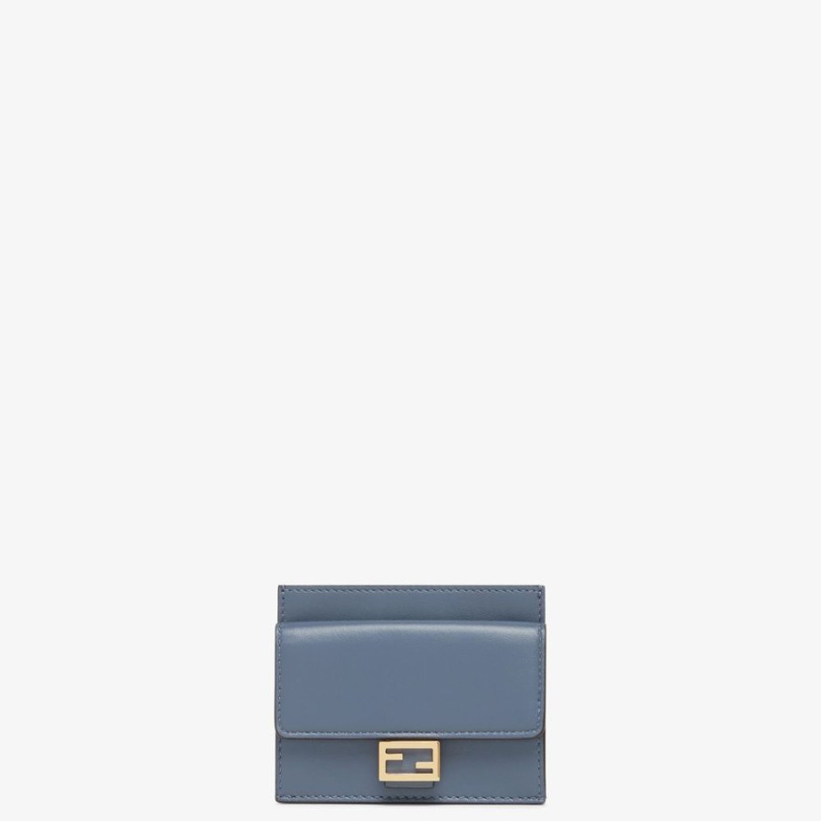 Damen Fendi Kartenetuis Und Kleine Accessoires | Kartenetui Aus Nappaleder In Blau