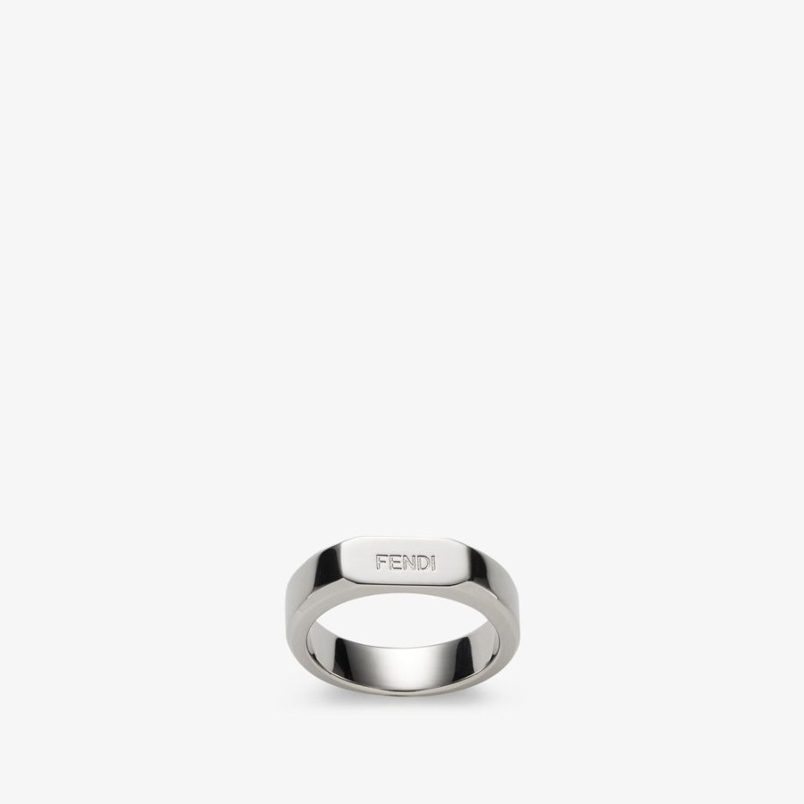 Herren Fendi Ringe | Ring In Silberfarben