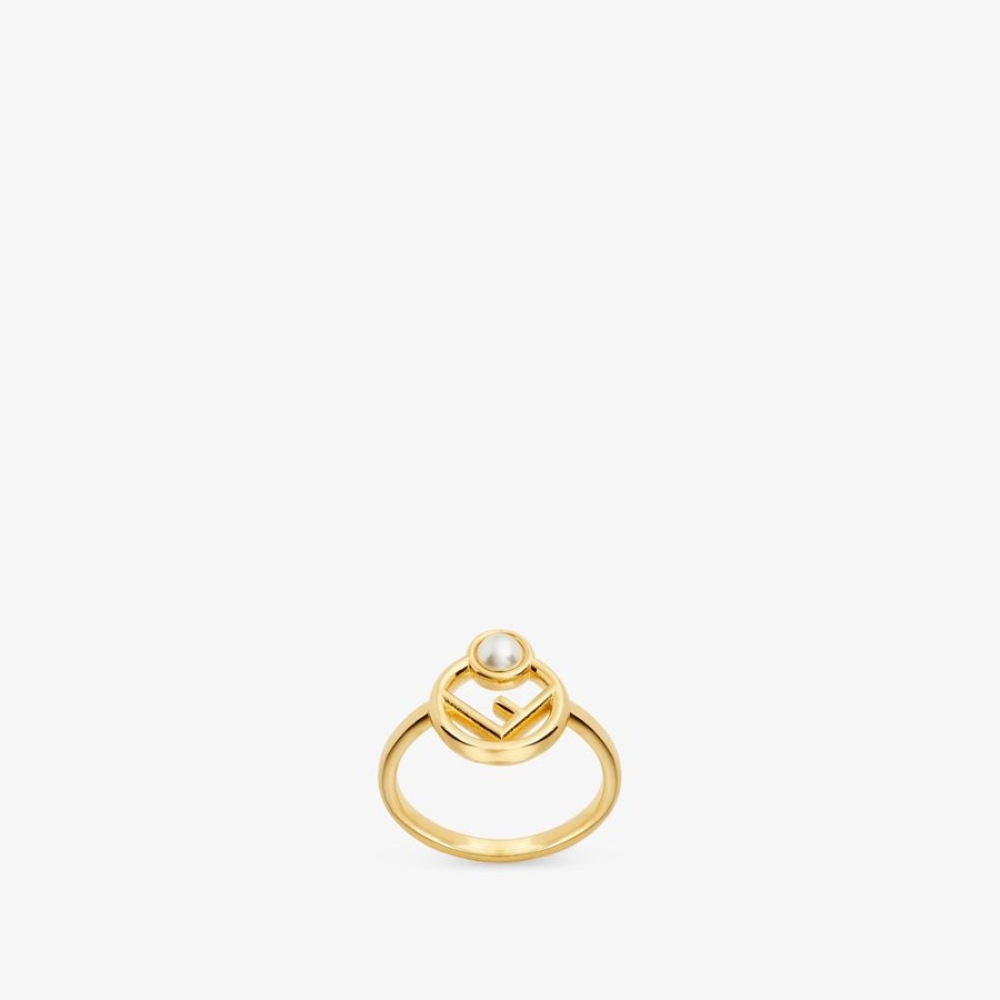 Damen Fendi Ringe | Ring Aus Metall, Goldfarben