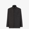 Herren Fendi Hemden | Go-To Jacket Ff Aus Canvas In Schwarz