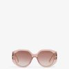 Damen Fendi Sonnenbrillen | Sonnenbrille Aus Transparentem Acetat In Rosa