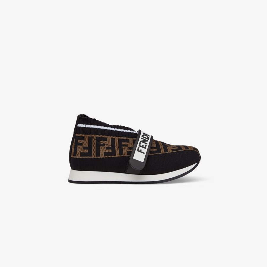 Kids Fendi Schuhe | Sneaker Junior-Unisex Aus Stoff