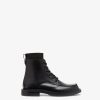 Herren Fendi Schnurschuhe Und Boots | Biker Boot Zum Hineinschlupfen Aus Leder In Schwarz