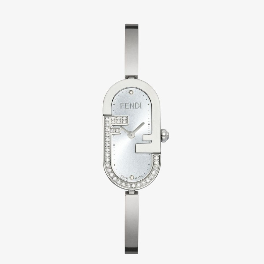 Damen Fendi Uhren | Ovale Armbanduhr 14,8 X 28,3 Mm Mit O'Lock-Logo