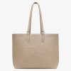 Herren Fendi Tote Taschen | Tasche Aus Leder In Beige