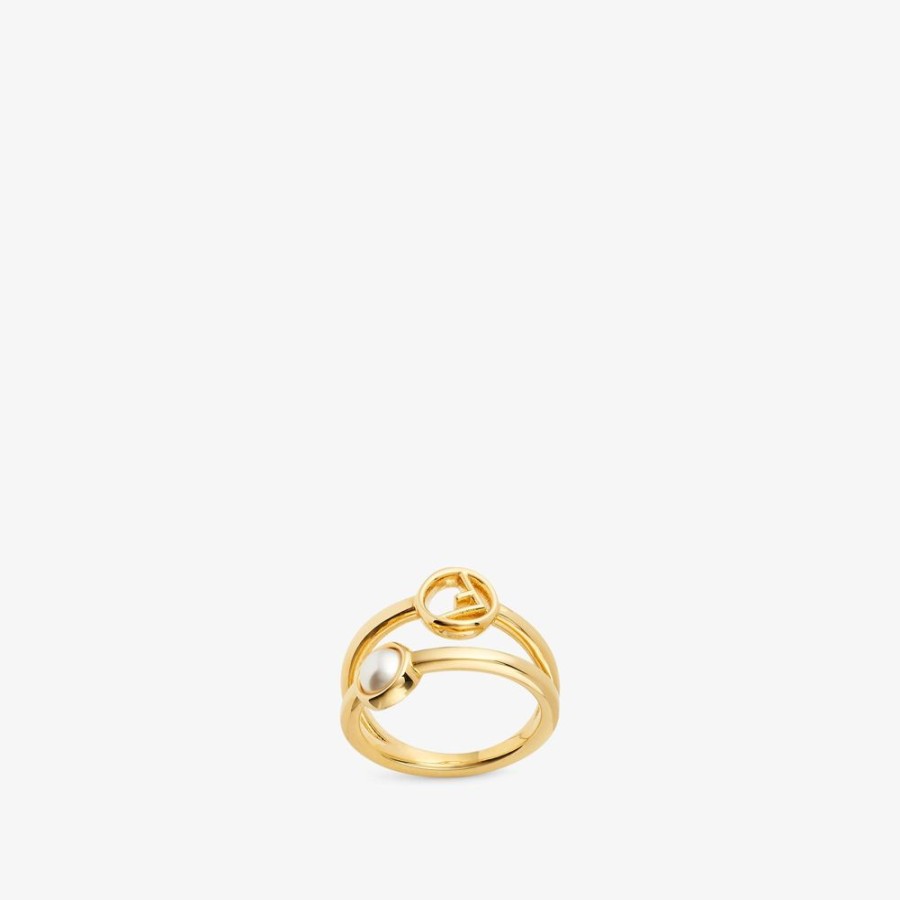 Damen Fendi Ringe | Ring Aus Metall, Goldfarben