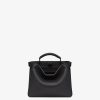 Herren Fendi Timeless | Tasche Aus Leder In Schwarz