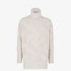 Herren Fendi Strickbekleidung | Pullover Aus Wolle In Weis