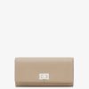 Damen Fendi Portemonnaies | Portemonnaie Aus Leder In Beige