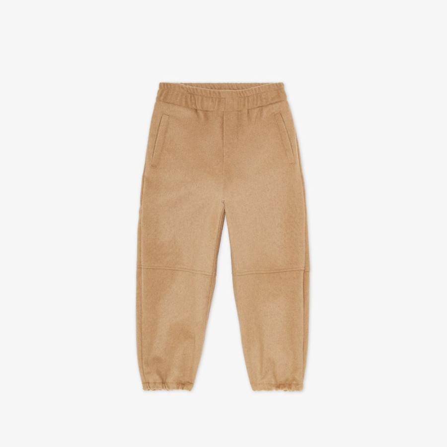 Kids Fendi Ready To Wear | Junior-Hose Aus Flanell Mit Tasche