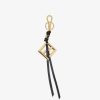 Damen Fendi Tech Und Lifestyle Accessoires | Anhanger Aus Leder In Schwarz