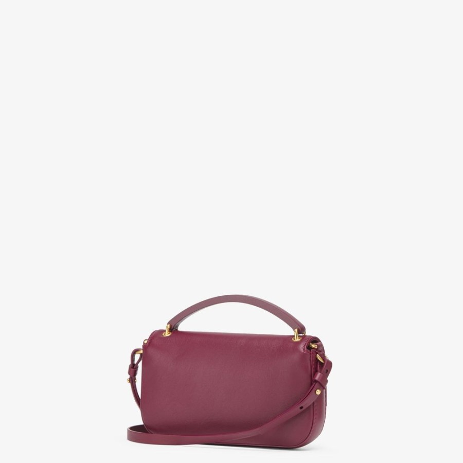 Damen Fendi Mini-Taschen | Pochette Aus Nappaleder In Bordeaux