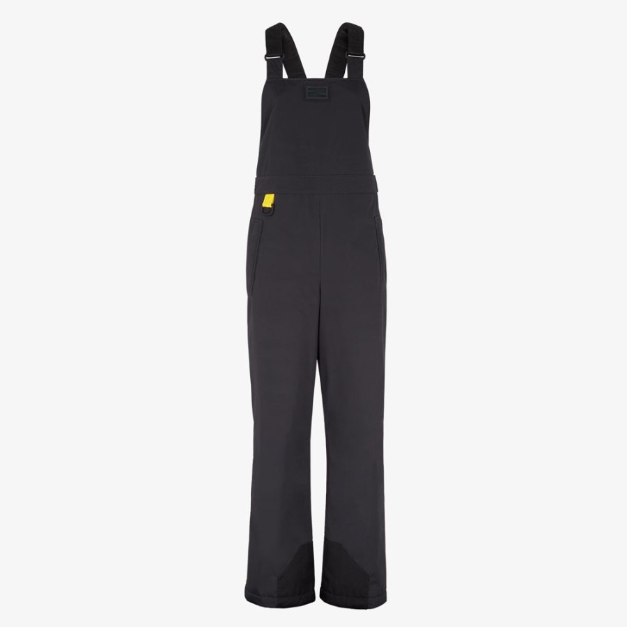 Damen Fendi Skiwear | Skilatzhose Aus Technischem Gewebe In Schwarz