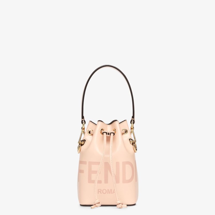 Damen Fendi Mini-Taschen | Mini-Tasche Aus Leder In Hellrosa