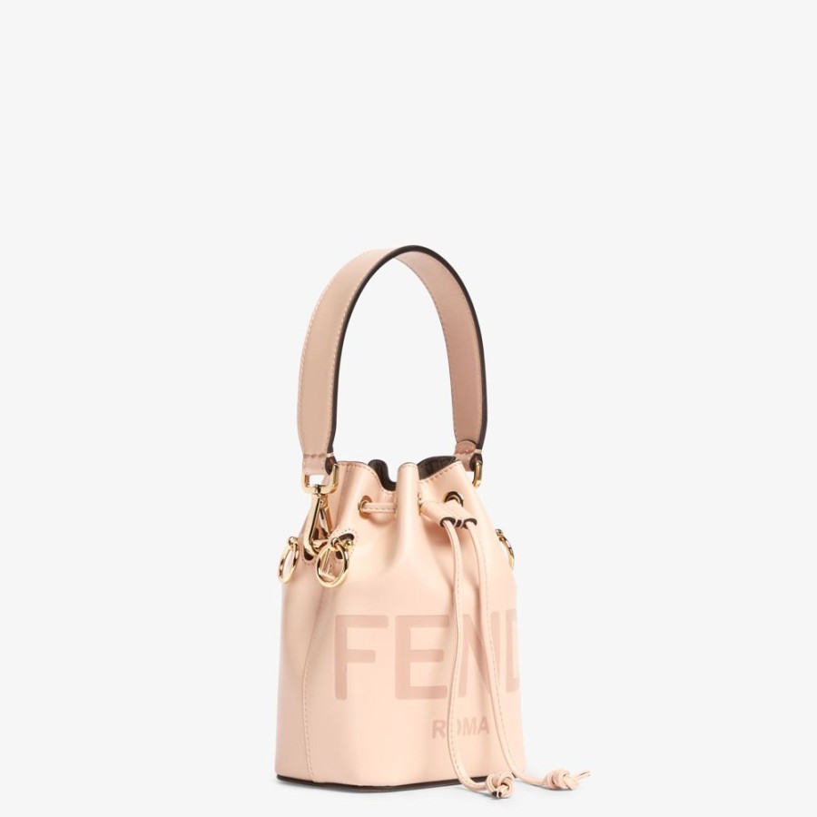 Damen Fendi Mini-Taschen | Mini-Tasche Aus Leder In Hellrosa