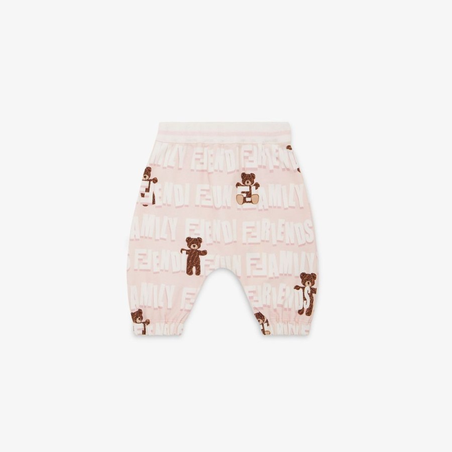 Kids Fendi Baby Junge | Baby-Hose Aus Sweatjersey Mit Mehrfarbigem Print