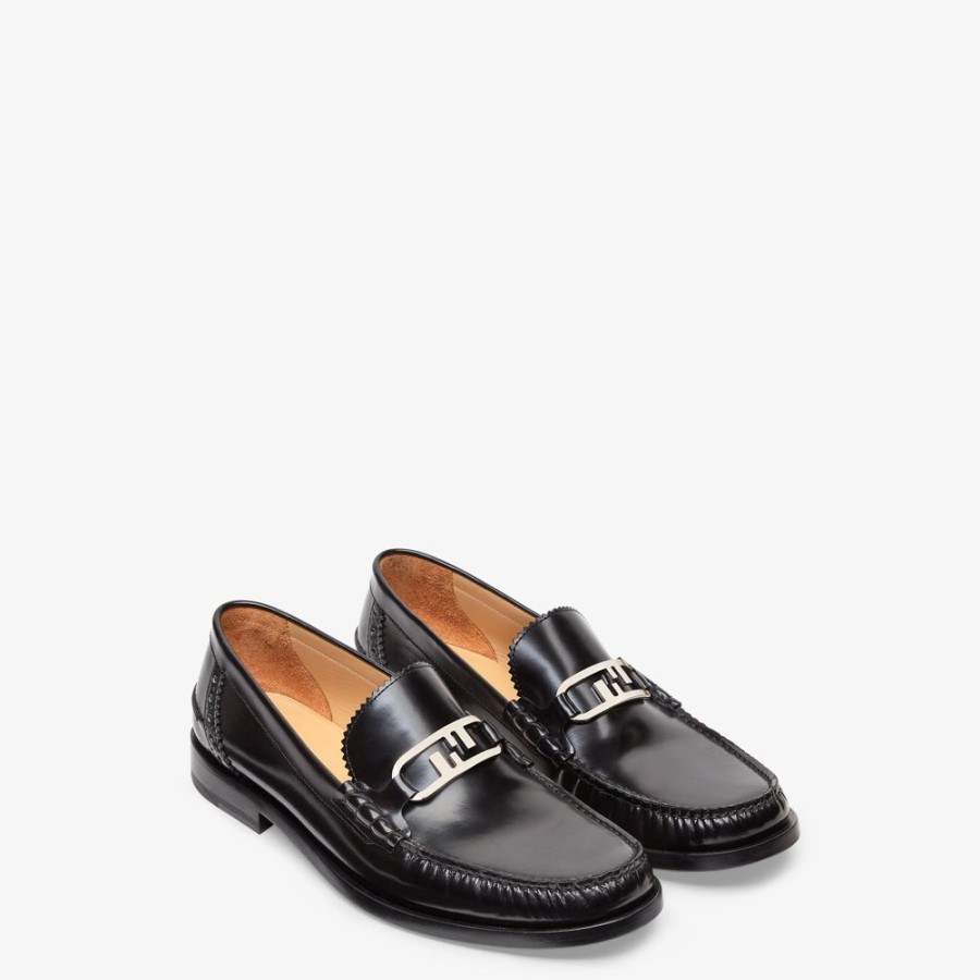 Herren Fendi Loafer | Loafer Aus Leder In Schwarz