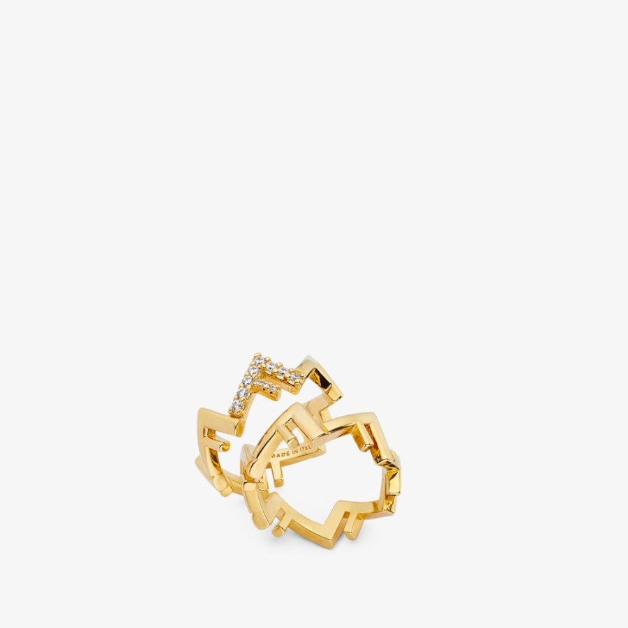 Damen Fendi Ringe | Ringe Aus Metall In Goldfarben