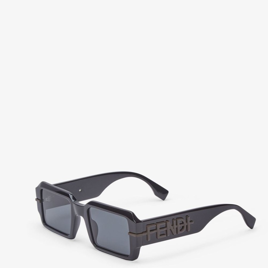 Herren Fendi Sonnenbrillen | Sonnenbrille In Schwarz