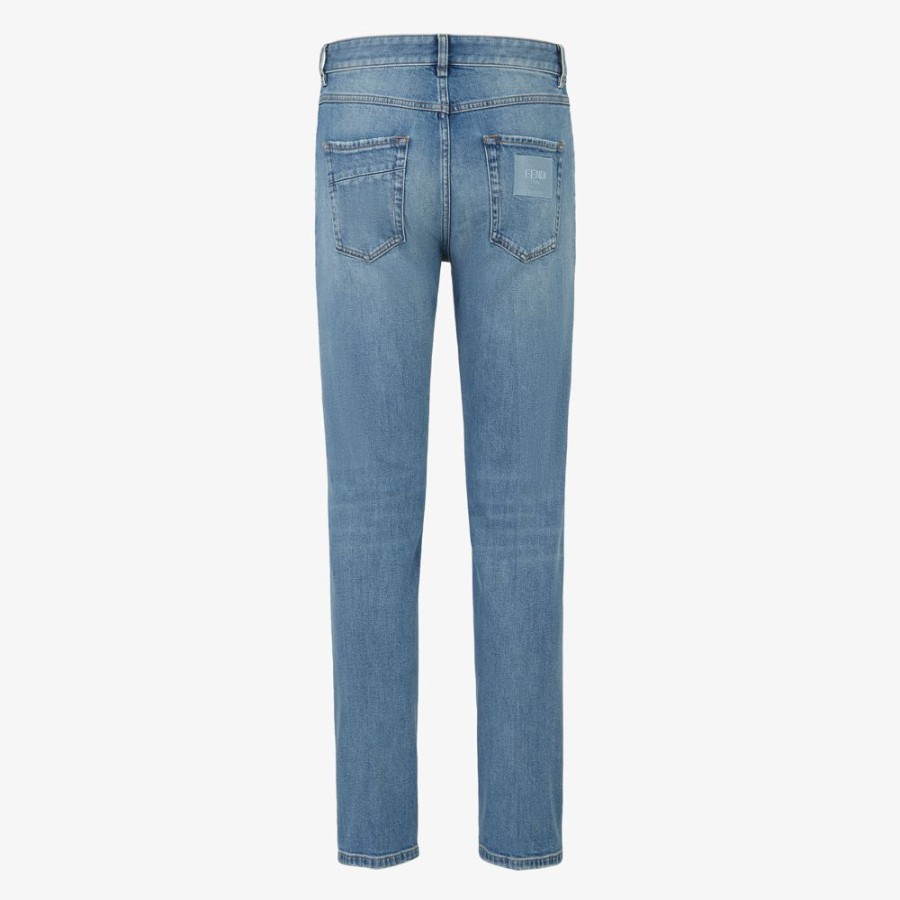 Herren Fendi Jeans Und Hosen | Jeans Aus Denim In Blau