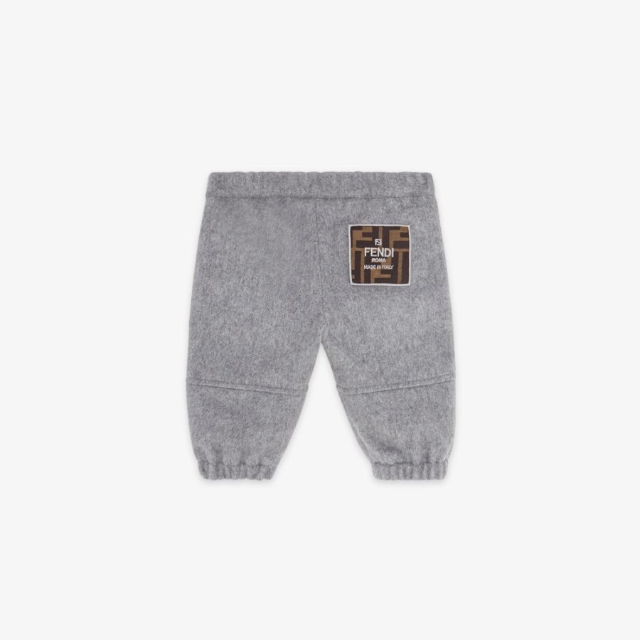 Kids Fendi Baby Junge | Baby-Jogginghose Aus Flanell Mit Logo