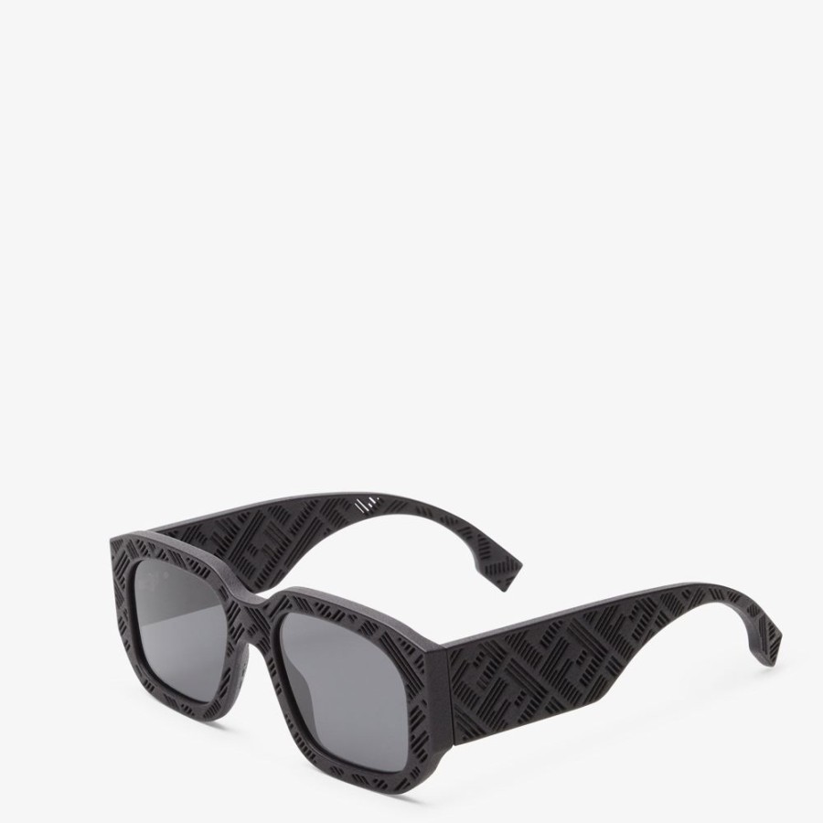 Herren Fendi Sonnenbrillen | Sonnenbrille Aus Acetat In Schwarz