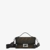 Herren Fendi Messenger Bags | Tasche Aus Ff-Stoff In Braun