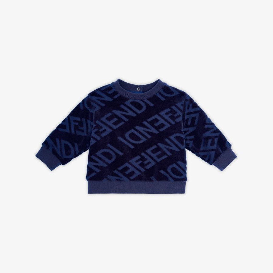 Kids Fendi Baby Madchen | Baby-Sweatshirt Aus Chenille