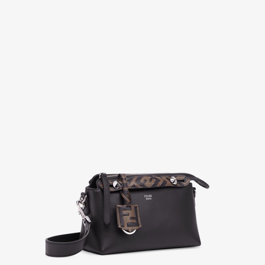 Damen Fendi Boston Bags | Kleine Boston Bag Aus Leder In Schwarz