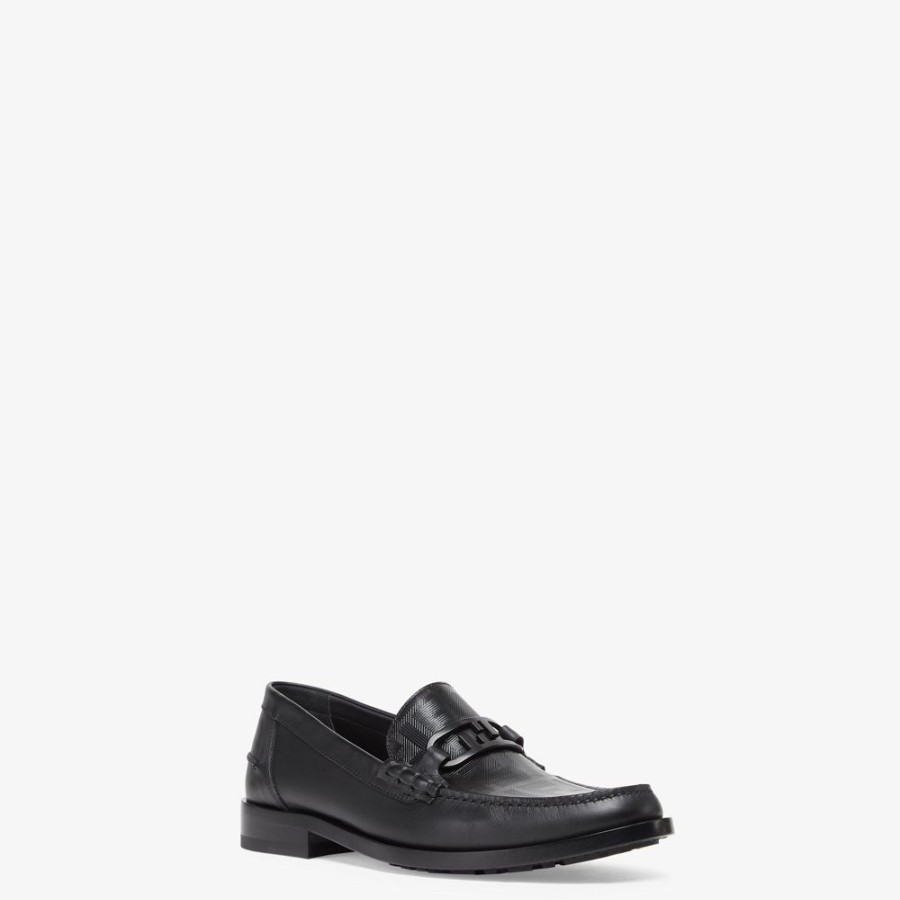 Herren Fendi Loafer | Loafer Aus Leder In Schwarz