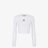 Damen Fendi T-Shirts Und Sweatshirts | T-Shirt Aus Jersey In Weis