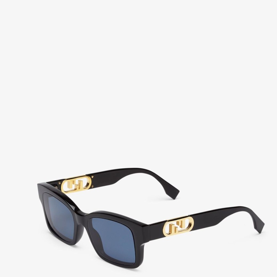 Damen Fendi Sonnenbrillen | Sonnenbrille Aus Acetat In Schwarz