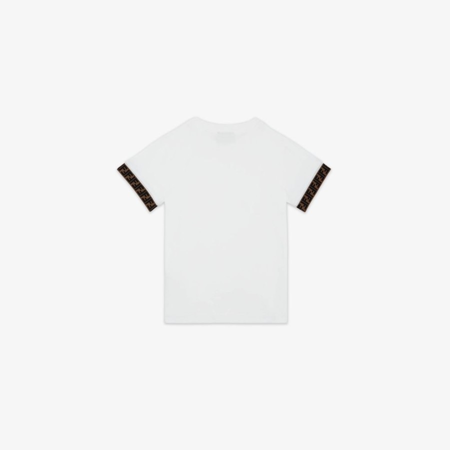 Kids Fendi Ready To Wear | Junior T-Shirt Aus Jersey