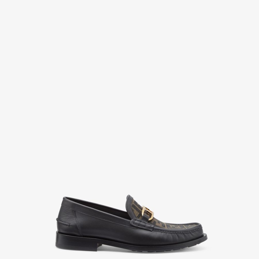 Herren Fendi Loafer | Loafer Aus Leder In Schwarz