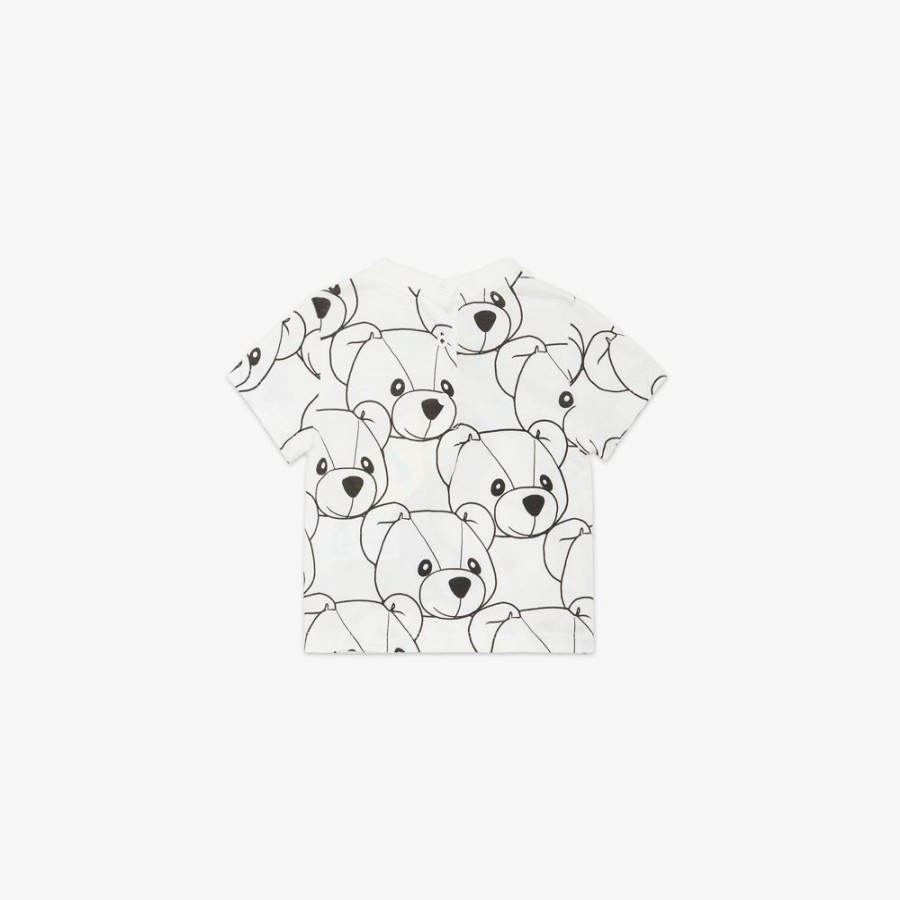 Kids Fendi Baby Junge | Baby-T-Shirt Aus Jersey Mit Mehrfarbigem Print