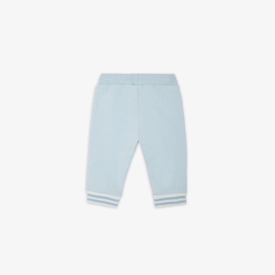 Kids Fendi Baby Madchen | Baby-Hose Aus Sweatjersey In Himmelblau