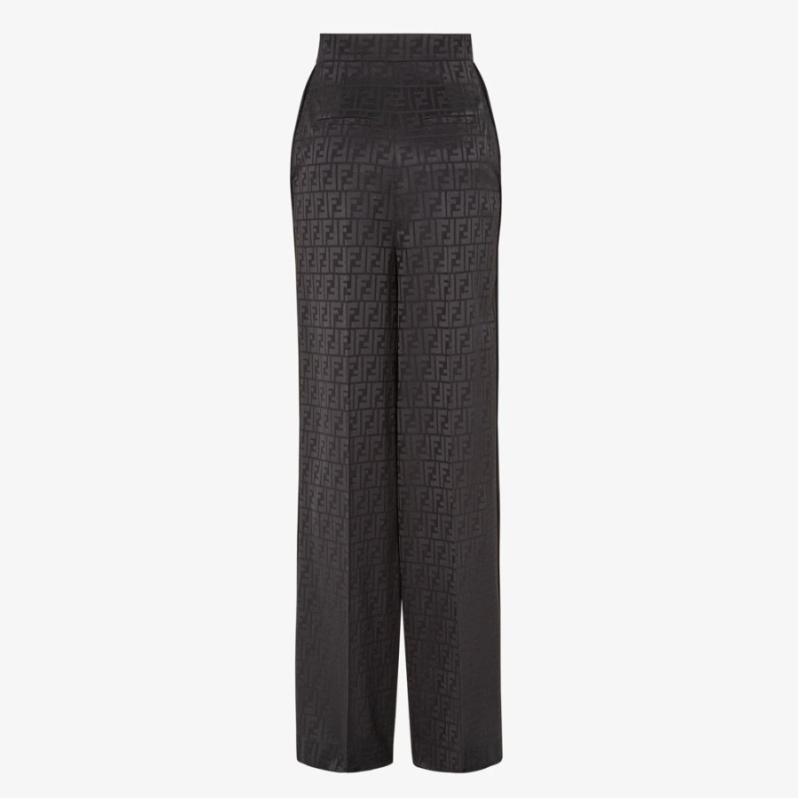 Damen Fendi Anzuge Und Sets | Hose Aus Seide In Schwarz