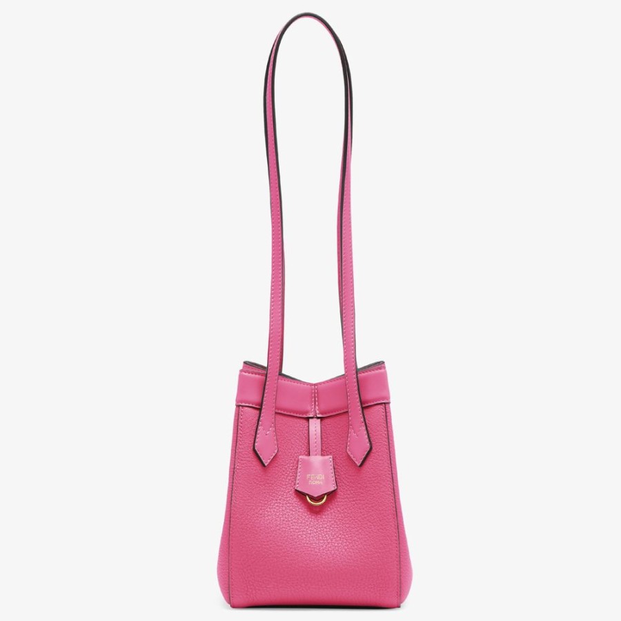 Damen Fendi Mini-Taschen | Wandelbare Minibag Aus Leder In Fuchsia