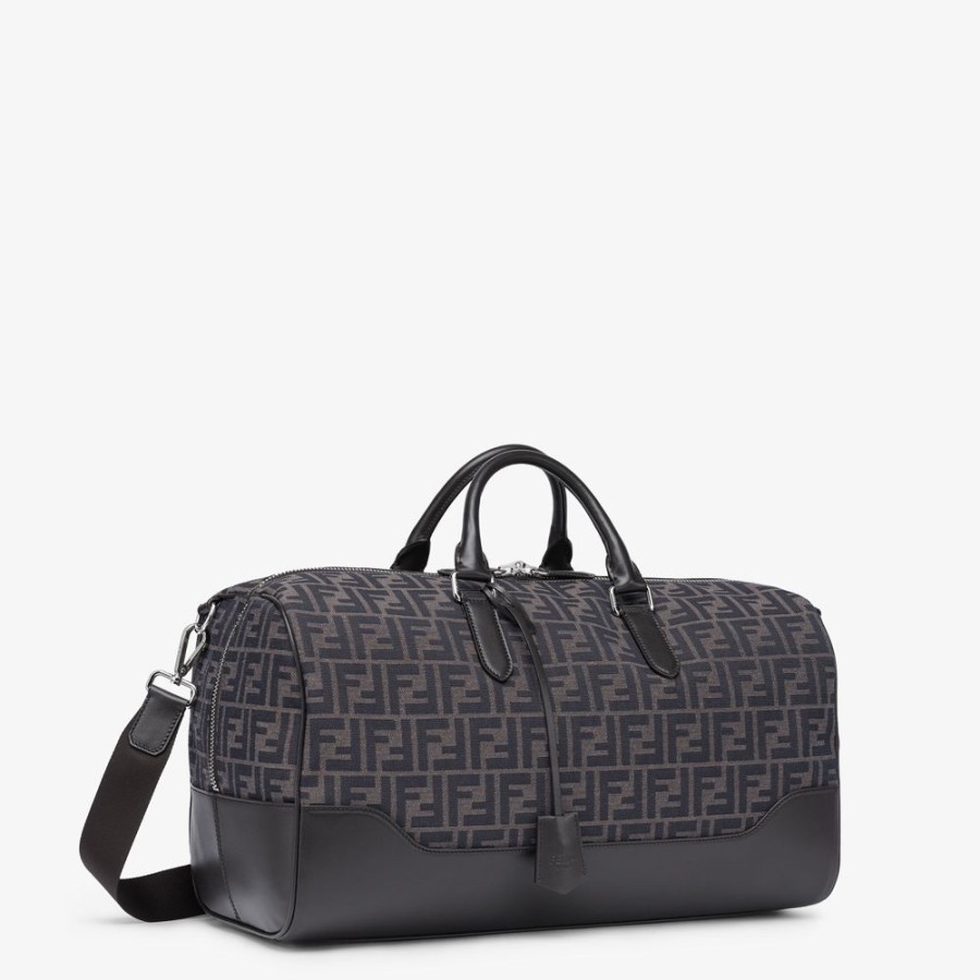 Herren Fendi Reisetaschen | Ff-Seesack Aus Jacquard-Stoff