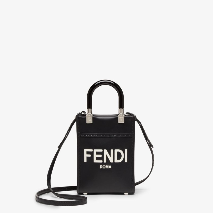 Damen Fendi Mini-Taschen | Minibag Aus Leder In Schwarz