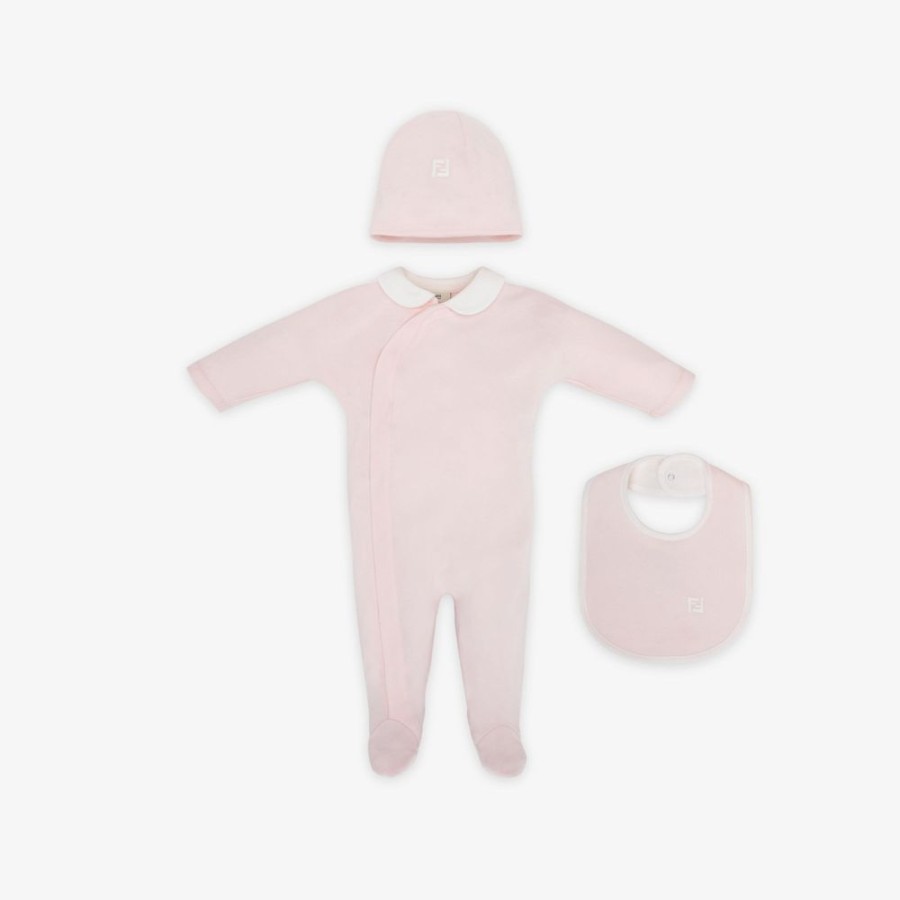 Kids Fendi Baby Junge | Baby-Set Aus Jersey